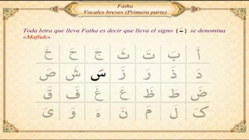 Lecciones de lectura del árabe y Corán (4) – Vocales breves I, Fatha