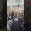 Sabios de Qom en el funeral del presidente en el Santuario de Fátima Ma’sumah (P)