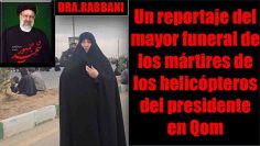 Un reportaje del gran funeral de los mártires | del presidente y sus acompañantes en Qom